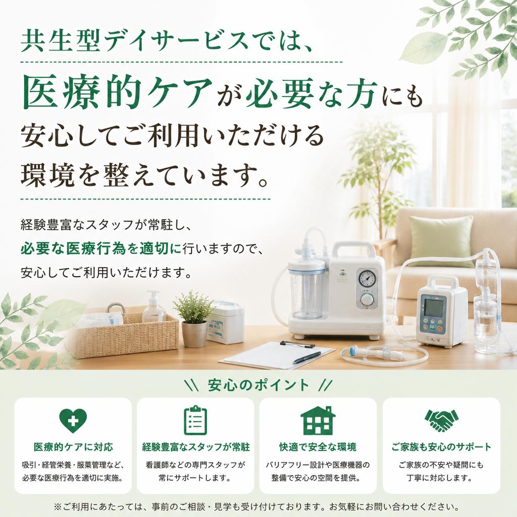 医療的ケアへの対応
